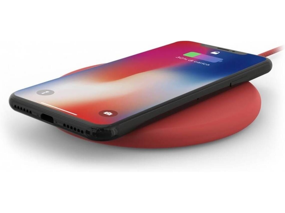 Carregador PHILO Qi Pad Vermelho