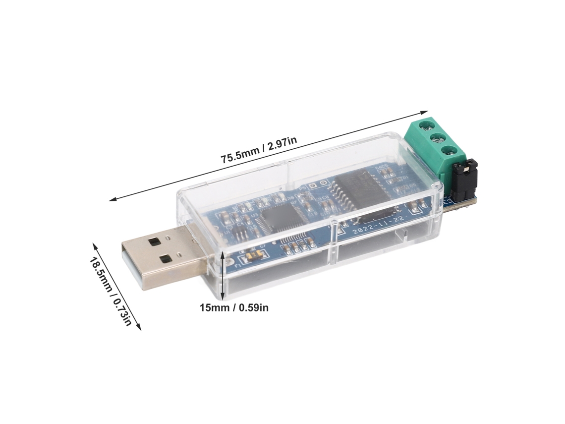 Laxiscreed Usb Para Módulo Can Isolado Com Suporte A Análise E Debug