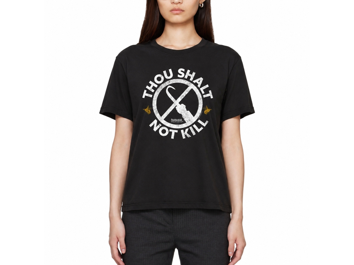 Rockinstone Candyman Thou Shalt Not Kill Black Adult Shirt Size:l