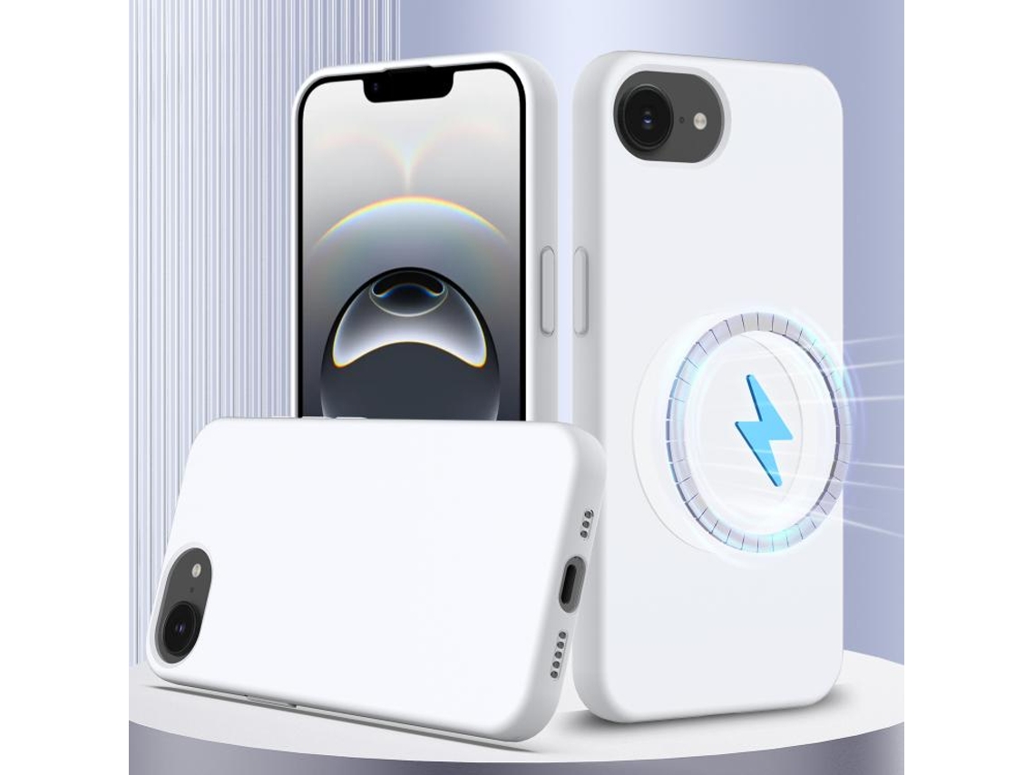 Capa De Silicone Com Magsafe Para Iphone 17e - À Prova De Choque E Resistente A Quedas