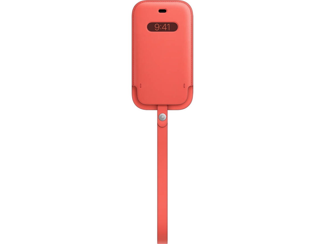 Bolsa em pele com MagSafe iPhone 12 Mini APPLE Rosa Cítrico