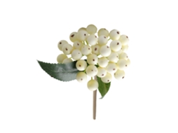 Bouquet de Flores Artificiais com Frutos Natalícios Pequeno para Decoração LAXISCREED