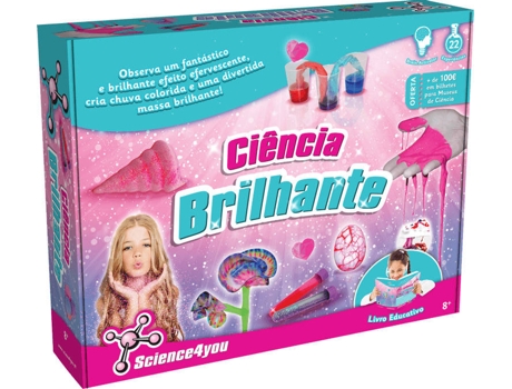 Jogo Didático SCIENCE4YOU Ciência Brilhante (Idade Mínima: 10 - Ciência)