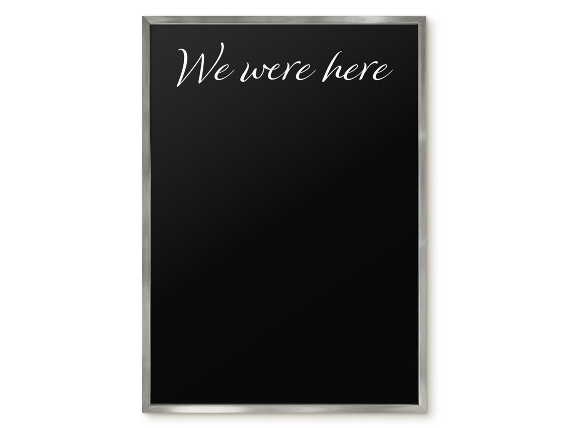 Quadro de vidro magnético "We Were Here For The Hall Espelharte" (50x70 cm)