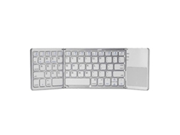 Teclado Bluetooth Dobrável em três partes com touchpad, ultrafino, para celular, tablet e laptop TAISHENGDA
