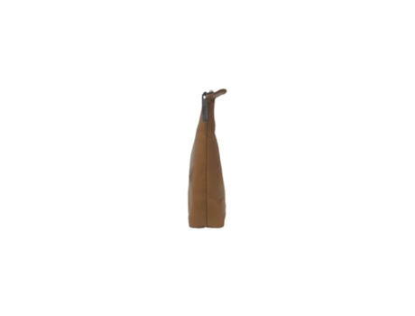 Bolsa De Mão Para Senhora Pele Genuína Quins Camel