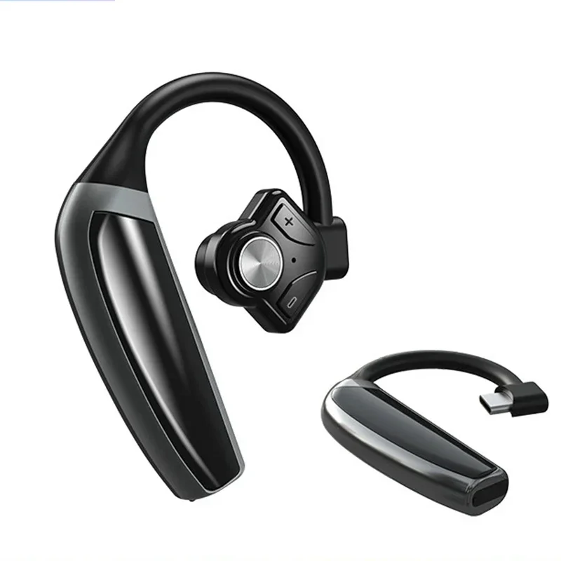 Fone De Ouvido Bluetooth 5.0 (preto, Com Bateria Dupla)