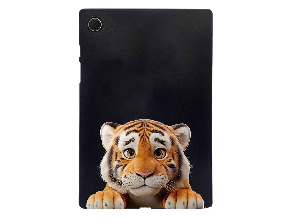 Capa Protetora Fina E Flexível Com Estampa Para Samsung Galaxy Tab A8 10.5 Pequeno Tigre Tuotuo (2021)