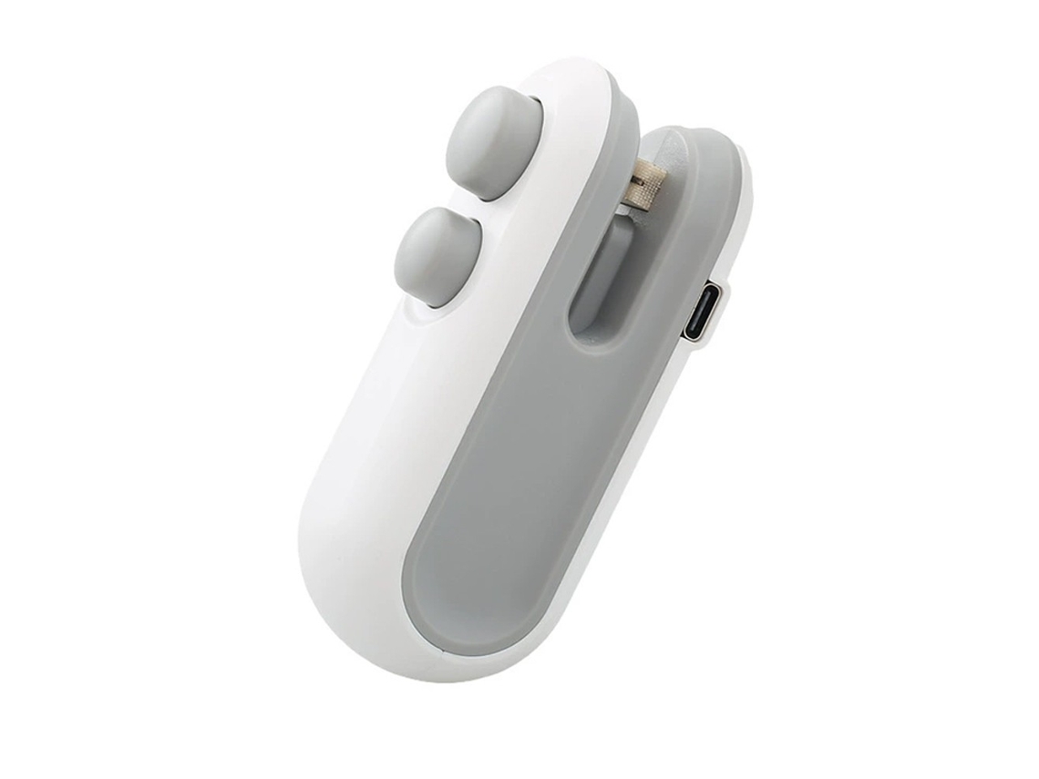 Seladora Portátil - Mini Seladora Manual Para Sacos De Batatas Fritas E Biscoitos (branca)