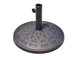 Base Guarda sol Bronze 14kg (redonda, Resina, Ø38 48mm)