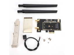 Adaptador Wi Fi Wlan Pci E 1x Para Desktop, Compatível Com Placas De Rede M.2 Ngff , Conversor Para Pci E 1x. Aquaforge (8260, 7265, 1535 E 7260)