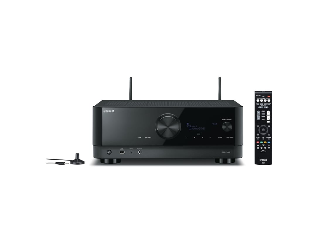 Receptor YAMAHA Tsr-700 Av 100 W 7.1 Canais 3D Surround Preto