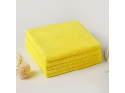 Panos de Limpeza MDUG de microfibra, altamente absorventes, (5 tiras amarelas)