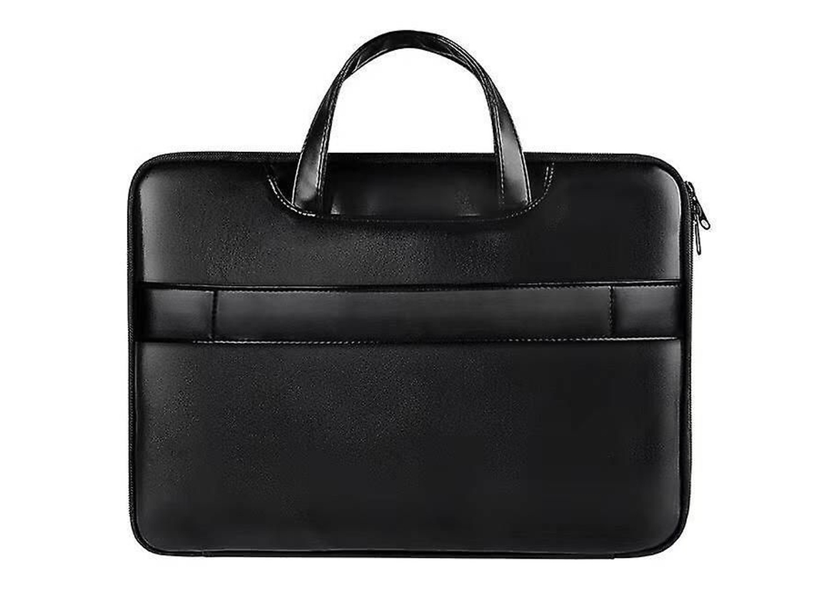Lurelia Bolsa Para Macbook Impermeável, Compacta, Acolchoada, Bolso Extra, Cor Preta