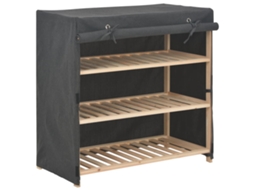 Shoe Cabinet, Shoe Cabinets Vidaxl Cinzeto Tecido (n/a)