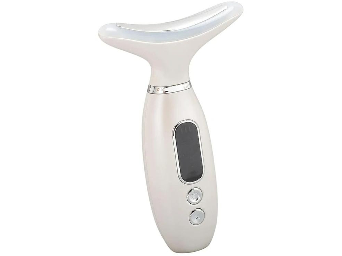 Massajador De Beleza Facial Com Vários Níveis De Vibração Ativação Da Pele Bateria De Lítio Recarregável Para Rosto E Pescoço Branco Yizhood