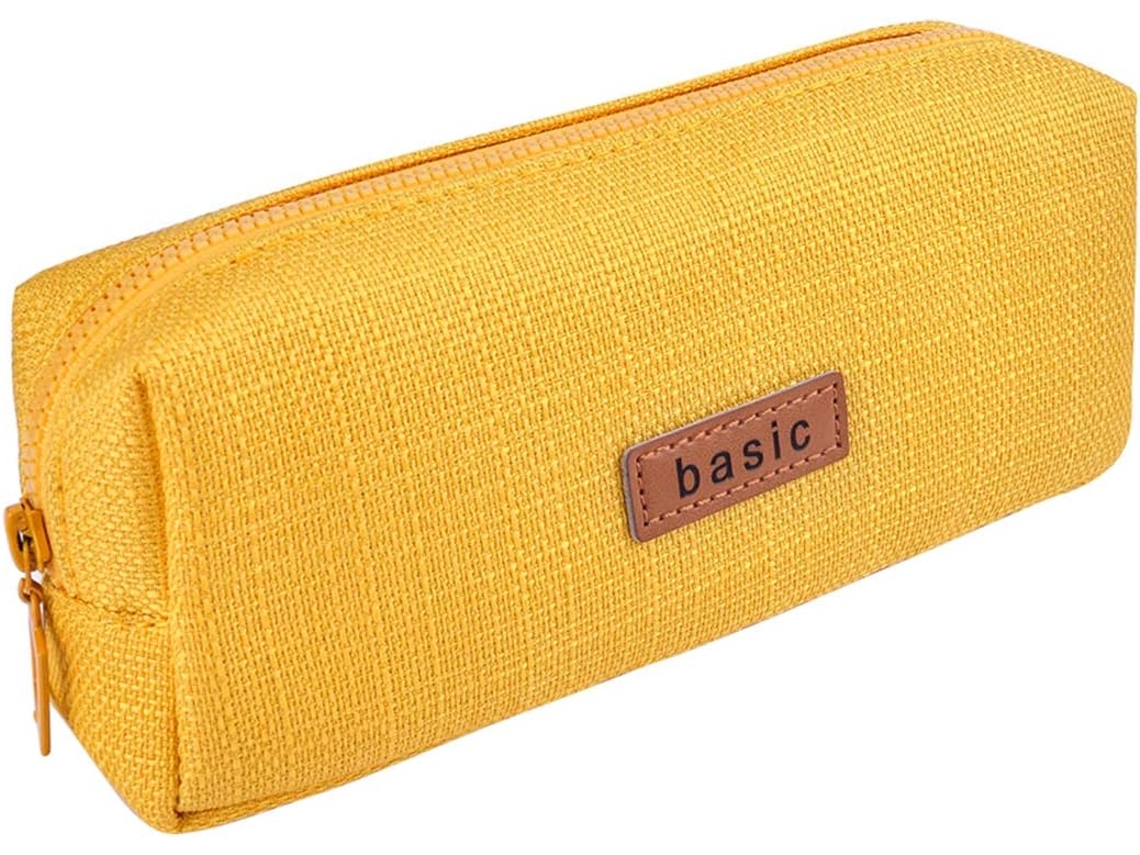 Estojo Escolar Pequeno, De Bolso, Cor Sólida, Para Meninas. Aquaforge