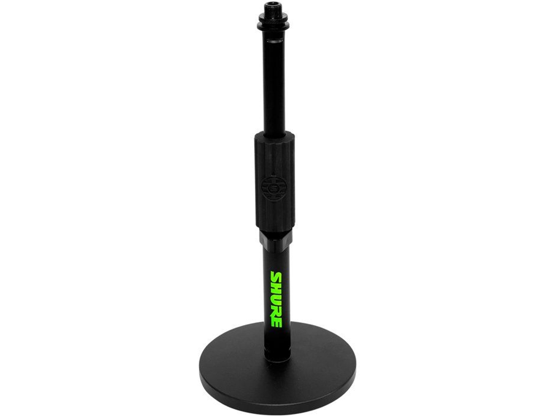 Suporte De Microfone De Mesa Com Base Redonda De 6 Shure Por Gator Sh Desktop1 Aucune