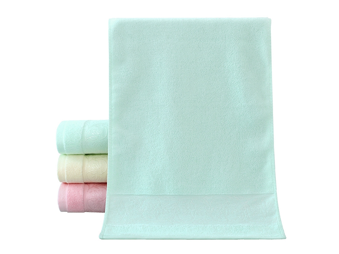 Toalha De Banho Em Puro Algodão (35 X 75 Cm), Ultra Absorventes, Compactas, De Secagem Rápida E Leves Verde Hexinyigjly