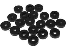 Almofadas De Borracha Antiderrapantes De 30x10mm Para Pés De Instrumentos E Móveis.