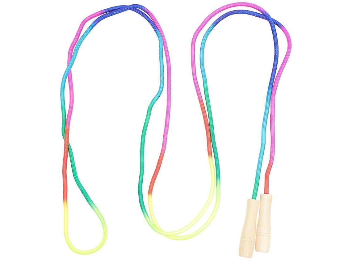 Rebe-corda De Salto Desportiva Para Fitness E Perda De Peso Com Cabo Ergonômico Leve E Portátil 500,00x0,80x0,80cm Como Se Muestra
