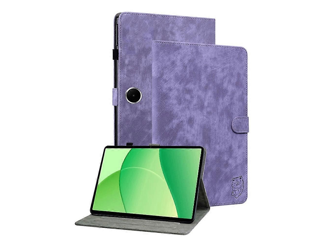 Capa Para Tablet Compatível Com Oneplus Pad Lite / Oppo Pad Se, Com Estampa De Tigre, Em Couro Pu Resistente A Arranhões.