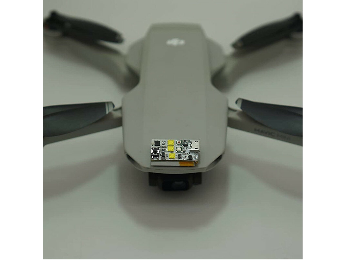 Placa Led Estroboscópica Universal Vifly Voo Noturno Compatível Dji Mini 3 Pro Mavic Air 2 Mavic 2 Mini 2 Air 2s Fimi X8se MDUG