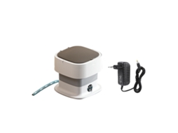 Máquina de Lavar Portátil Plegável Mini para Meias Roupa Íntima Dormitório Viagem Cinza Plugue Eu 110 240v