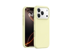 (amarelo Claro, Iphone 14 Plus) Capa De Silicone Líquido Para Iphone, Proteção Integral Para Os Botões Da Câmera.
