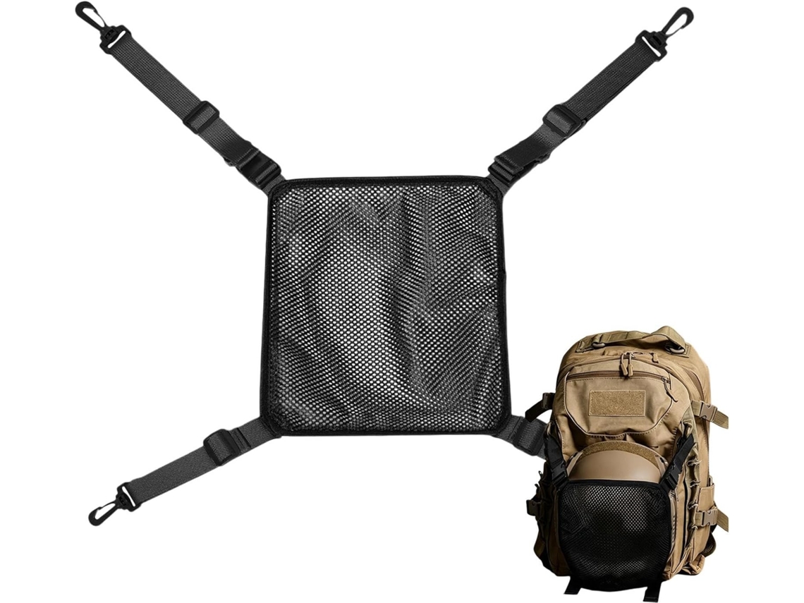 Acessórios para mochila, bolsa de armazenamento leve, suporte para capacete de motocicleta
