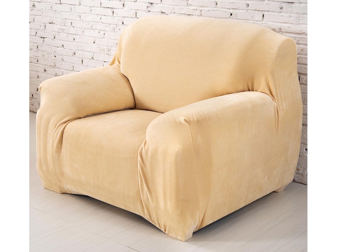Capas De Sofá, Elástico Macio Para Sofá Individual (bege 90-140cm) Cuich