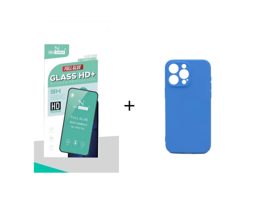 Película de Ecrã Completo Xiaomi Redmi 10 5G/ Note11E e Capa de Xiaomi Redmi 10 5G/ Note11E-Azul-ZT-2305