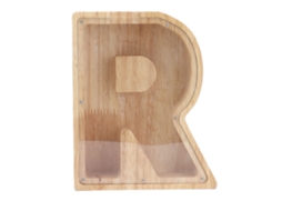 Mali porta moedas em Forma de Letra Personalizada Bambu e Acrílico para Presentes de Aniversário