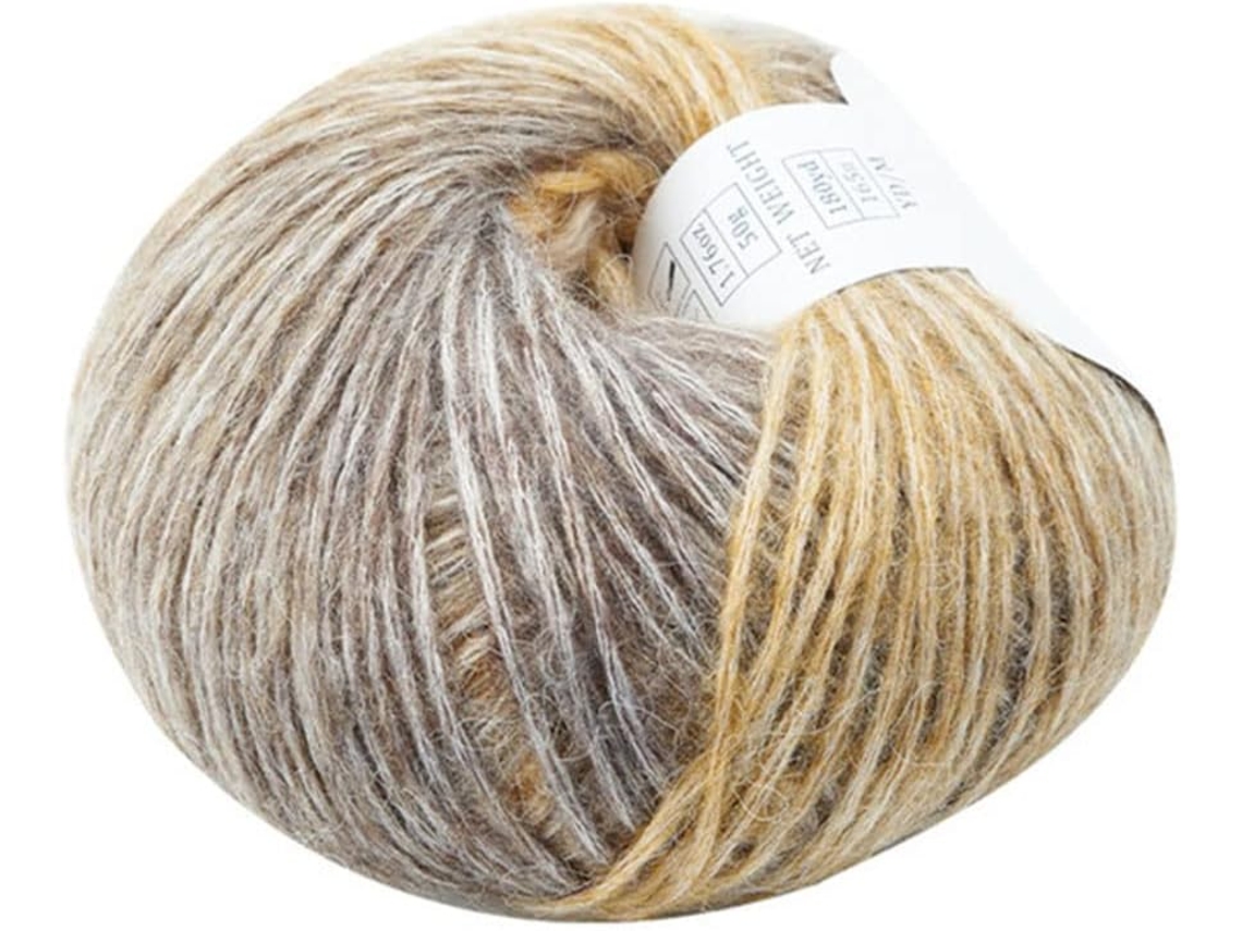 Lurelia Fio Algodão Macio Colorido 50g 180 Jardas 165m Multicolorido Para Tricô Crochê Mantas Artesanais