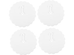 Conjunto De 4-ganchos Adesivos Plástico Para Dossel Cama, Peças De Reposição Para Quartos