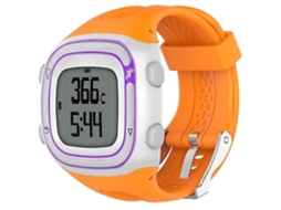 Pulseira De Relógio Lurelia Esportivo Em Silicone Garmin Forerunner 10/15 Laranja