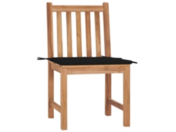 Cadeiras de Jardim C/ Almofadões 2 Pcs Teca Maciça MAISON EXCLUSIVE