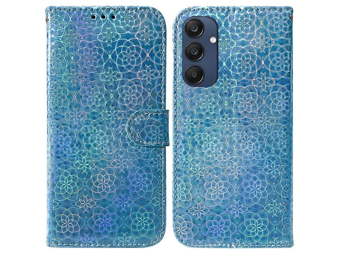 Capa De Celular Colorida Em Couro Com Fecho Magnético Para Samsung Galaxy M35