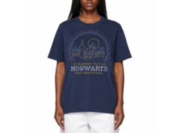 Rockinstone Harry Potter I'd Rather Stay At Hogwarts This Christmas Navy T-shirt Size:xxxl