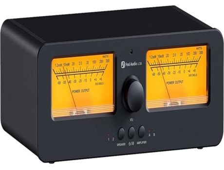 Lc30 Medidor Vu Amplificador, Interruptor De Áudio Analógico De 2 Vias Para Amplificadores Hi Fi Com Controle Remoto Fosi Audio
