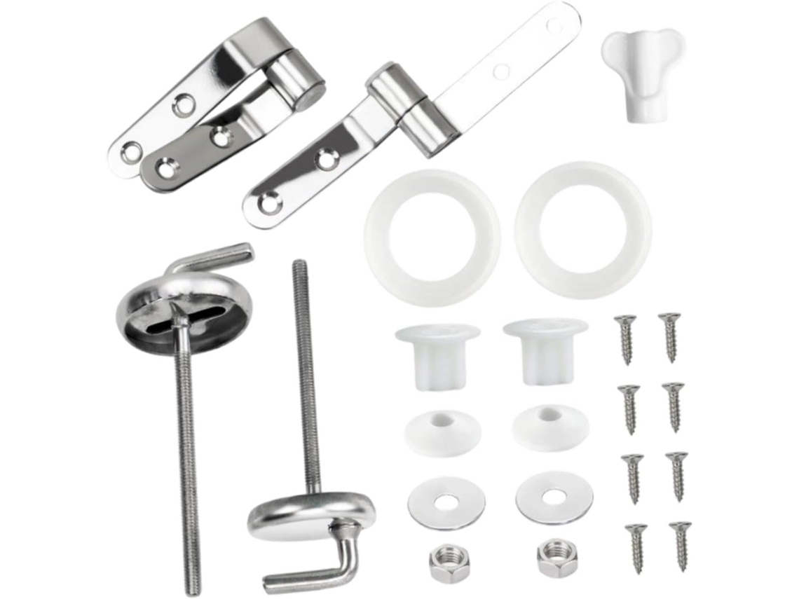 Dobradiças Para Assento Sanitário Elegabrillia, Dobradiça Grossa, Fácil De Instalar, Reparar, Substituição Compacta