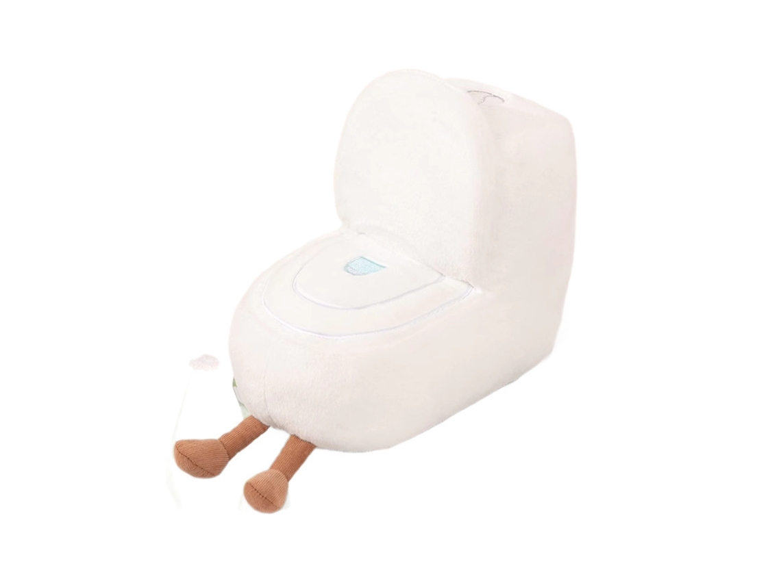 Boneco de Pelúcia F4 para Banheiro Brinquedo Engraçado de Cocô, Enfeite de Vaso Sanitário e Papel Higiênico CHABERLU