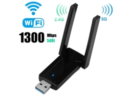 Placa De Rede Sem Fio (transmissão Ac1300m, Interface Usb3.0 De Alta Velocidade) Yuexinghui