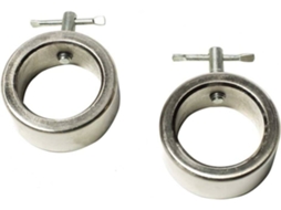 Conjunto de 2 Bloqueadores de Discos OLIVE Turn Pin Collar (Prateado)
