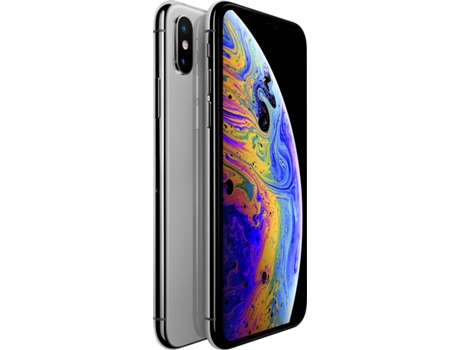 iPhone XS APPLE (5.8'' - 4 GB - 64 GB - Prateado) iPhone XS APPLE (5.8'' - 4 GB - 64 GB - Prateado) — 4 GB RAM | Single SIM | 2 Câmaras traseiras