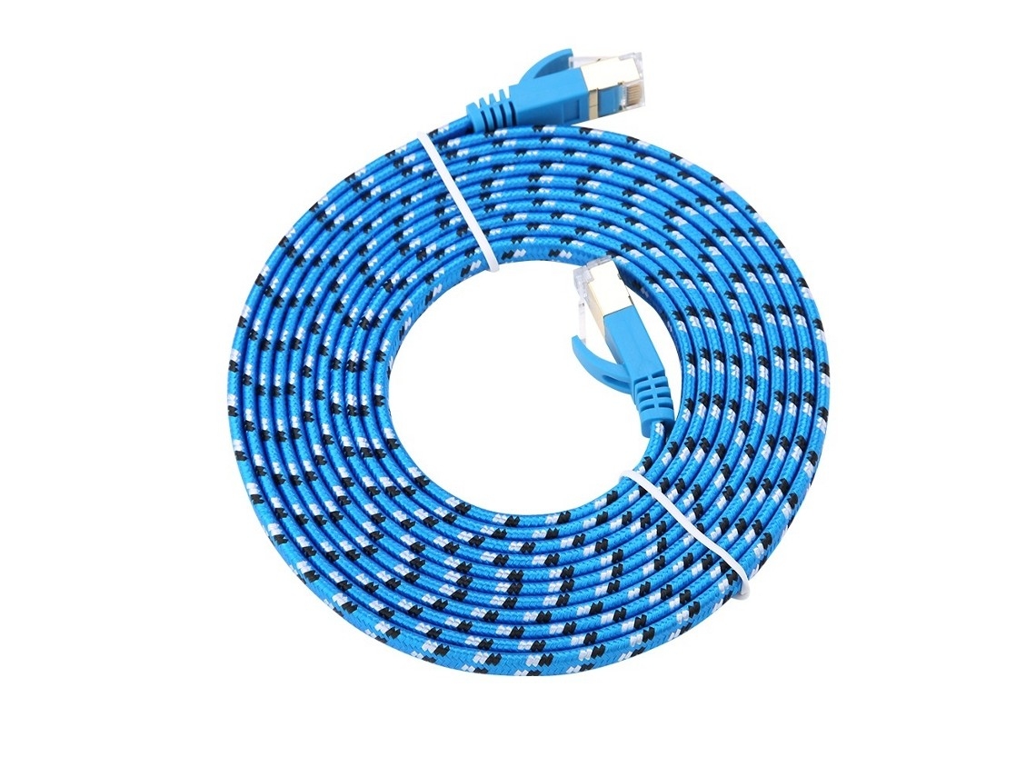 Ultra-slim Flat Cat7 Lan Network Cable (8 Wires, 1000 Mhz)