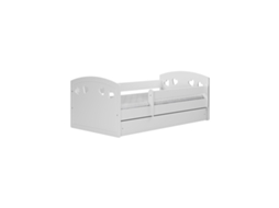 Cama Kocot Kids Julia 80x180 Com Estrado De Molas E Gaveta - Branco