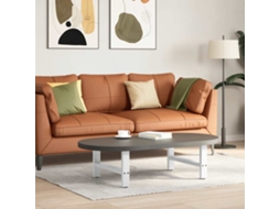 Vidaxl Pés Para Mesa De Centro , Brancos, 2 Peças, 70x (30-31) Cm, Aço