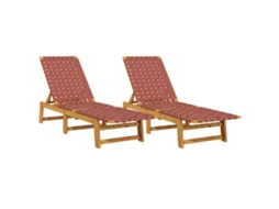 Sun Lounger, Sun Loungers Vidaxl Vermelho Madeira (n/a)