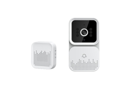 Campainha de vídeo sem fio Tuya Wifi 2.4G, interfone digital com vídeo, à prova d'água, protetor de porta eletrônico 1080p H Slowmoose